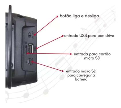 Imagem de Caixinha De Som bluetooth portátil Recarregável ka8005