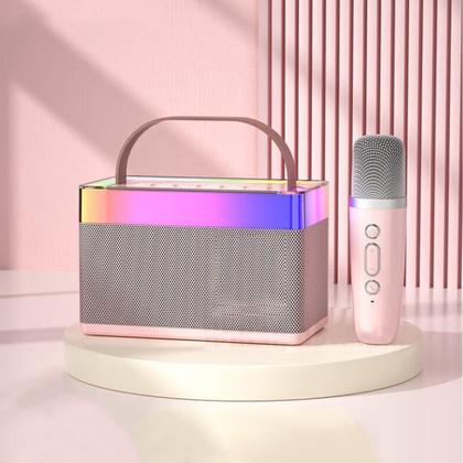 Imagem de Caixinha De Som Multimídia Karaokê 10w Bluetooth Portátil MK-4000