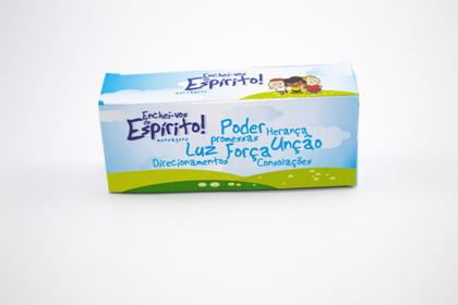 Imagem de Caixinha Mensagens Preciosas Promessas - Enchei-vos do Espírito 9 cm