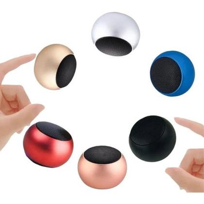 Imagem de Caixinha Som Bluetooth Tws Metal Mini Speaker Amplificada 3w