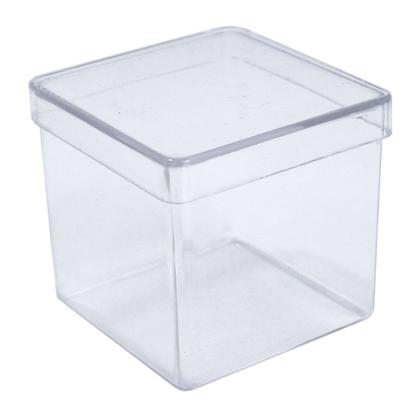 Imagem de Caixinhas de Acrílico Com Tampa 4cm Transparente 30 unidades