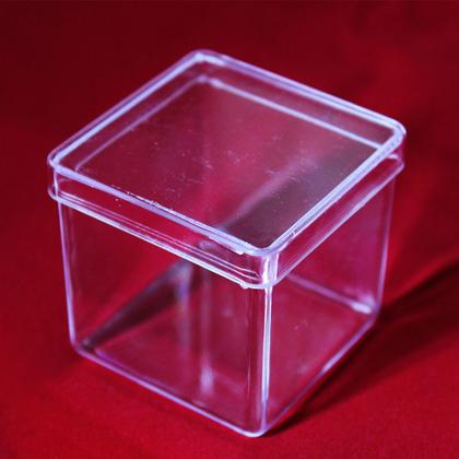 Imagem de Caixinhas de Acrílico Com Tampa 4cm Transparente 30 unidades