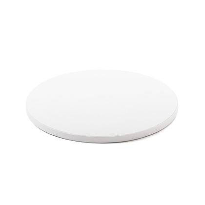 Imagem de Cake Board Circular de MDF Branco 15cm Tabuleiro de Bolo