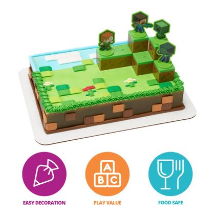 Imagem de Cake Topper DecoSet Mobs Beware Minecraft, 6 peças