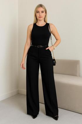 Imagem de Calça Alfaiataria Social Wide Leg Cintura Alta