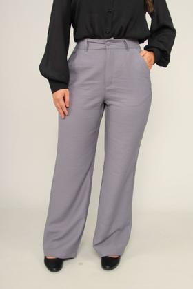 Imagem de Calça alfaiataria wide leg com elástico