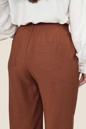Imagem de Calça alfaiataria wide leg com elástico