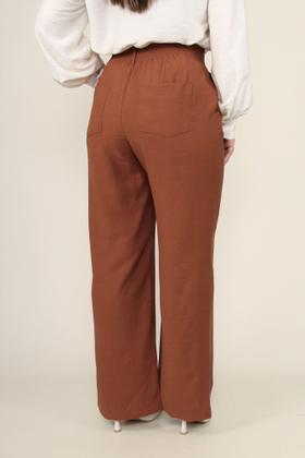 Imagem de Calça alfaiataria wide leg com elástico