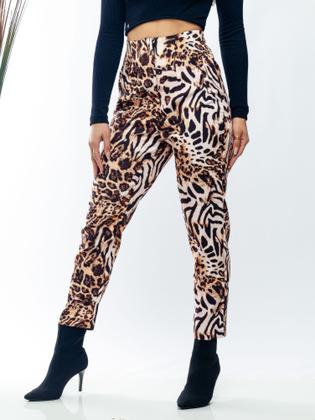 Imagem de Calça Animal Print Alfaiataria A020