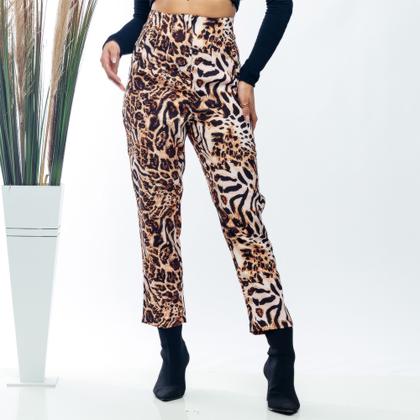 Imagem de Calça Animal Print Alfaiataria A020