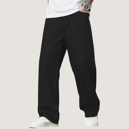 Imagem de Calça Balão Calca Jeans Masculina Bag Boca Larga Streetwear