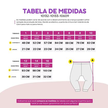 Imagem de Calça Básica Infantil Bouclê Peluciada Com Punho Inverno - 6