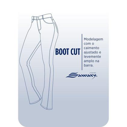 Imagem de Calça Bengaline Bootcut Sawary Cintura Média Feminina