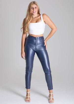 Imagem de Calça Bengaline Sawary Cigarrete - 276515 Azul
