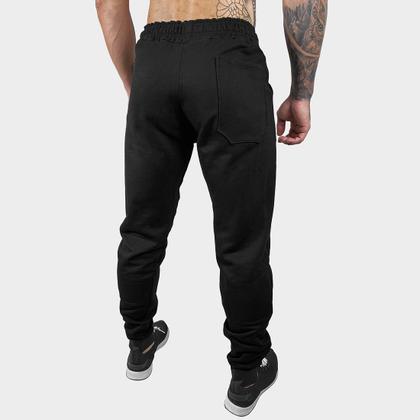 Imagem de Calça + Blusa Moletom Com Bolsos Cintura Com Elástico Coroa e Cordão