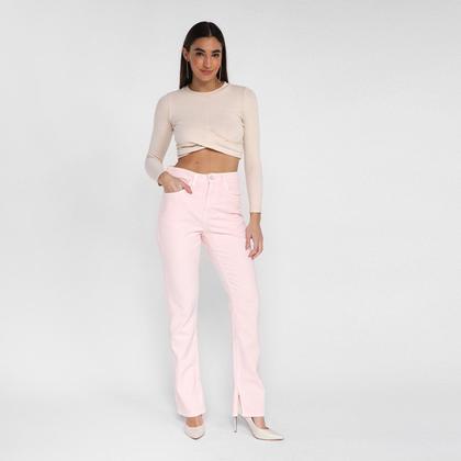 Imagem de Calça Boot Cut Sawary Com Fenda Feminina