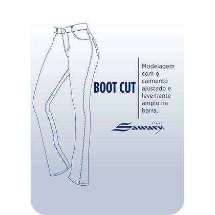 Imagem de Calça Boot Cut Sawary Com Fenda Feminina