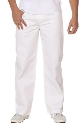 Imagem de Calça branca masculina cós meio elástico