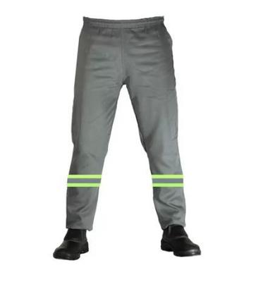 Imagem de Calça Brim Prof. Leve Elastico Total C/ Faixa Refletiva VD 5CM Cor: Cinza-THS