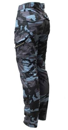 Imagem de Calça Camuflada Masculina Com Proteção Defender Hlx Cinza