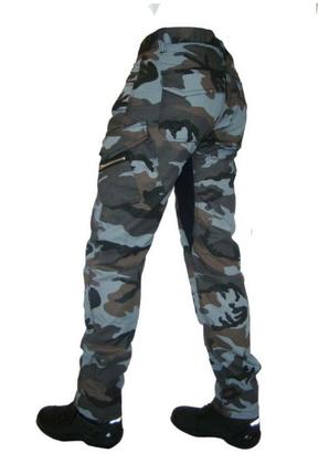 Imagem de Calça Camuflada Masculina Com Proteção Defender Hlx Cinza
