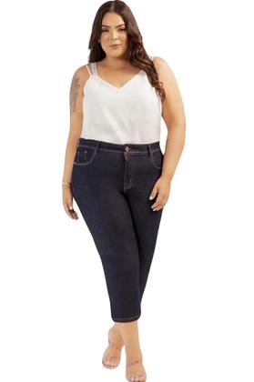 Imagem de Calça Capri Amaciada Jeans Escuro Manifesto - Conforto e Estilo