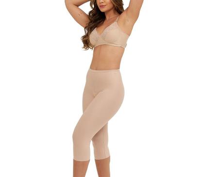 Imagem de Calça Capri Feminina Microfibra Sem Costura Corte á Laser - DelRio