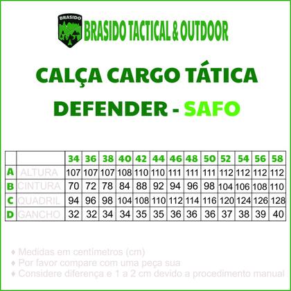 Imagem de Calça Cargo Tática Defender - Safo - Camuflada