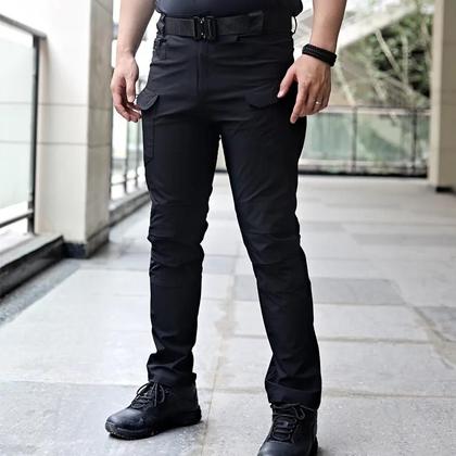 Imagem de Calça Cargo Tática Militar Masculina - Secagem Rápida, Resistente e com Vários Bolsos