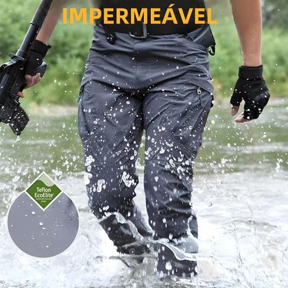 Imagem de Calça Cargo Tática Militar Masculina - Secagem Rápida, Resistente e com Vários Bolsos