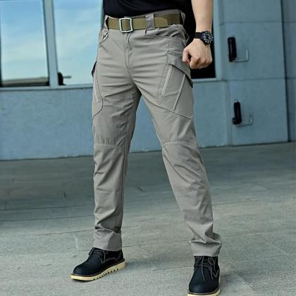 Imagem de Calça Cargo Tática Militar Masculina - Secagem Rápida, Resistente e com Vários Bolsos