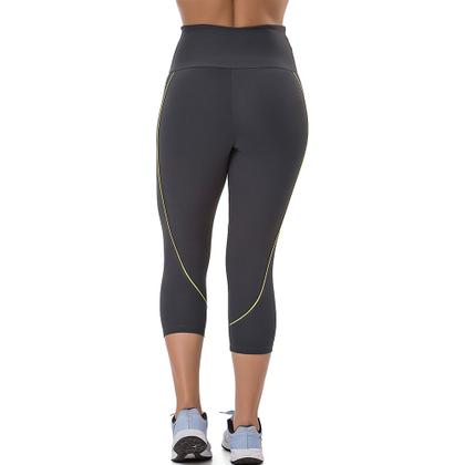 Imagem de Calça Corsário em Poliamida e Elastano com Detalhe Elite