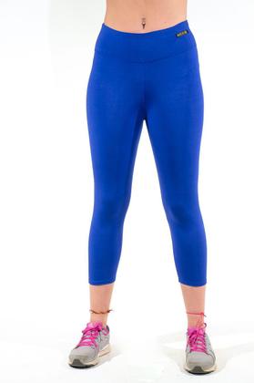 Imagem de Calça Corsário Suplex Cintura Alta Feminina Suplex Com Elastico No Cós