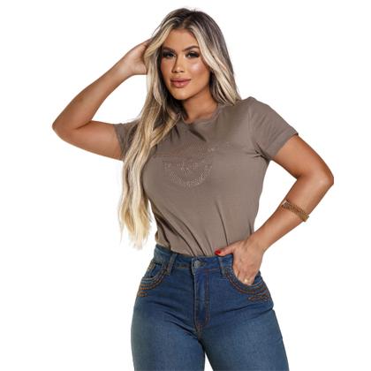 Calça Country Feminina Jeans Flare Premium PLUS SIZE Destroyed Médio - Rodeo Farm Imagem de Calça Country Feminina Jeans Flare Premium PLUS SIZE Destroyed Médio - Rodeo Farm