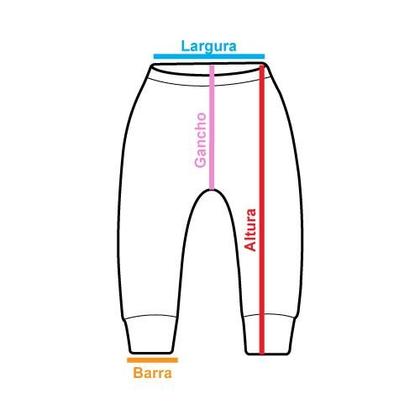 Imagem de Calça de bebê plush básica verde escuro