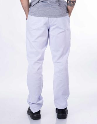 Imagem de Calça de Brim Elástico Total Branca