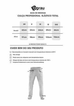 Imagem de Calça de Brim Elástico Total Branca