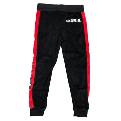 Imagem de Calça De Camurça Infantil Menina Com Faixa Na Lateral