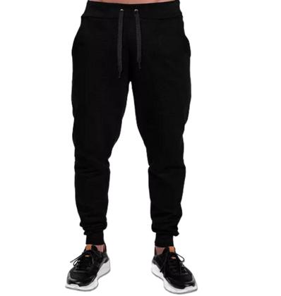 Imagem de Calça de Moletom Masculino Confortável  lisa Academia Treino Inverno Plus Size até o G3- CM003