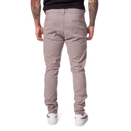 Imagem de Calça de Sarja Masculina Max Denim Slim Fit Cinza