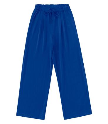 Imagem de Calça De Viscose Rajada Feminina Endless Azul