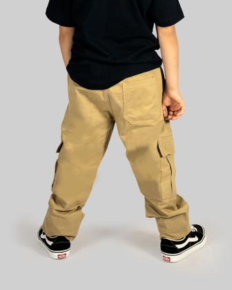Imagem de Calça DR7 Street Cargo The Penny Patch (Juvenil) - Caqui