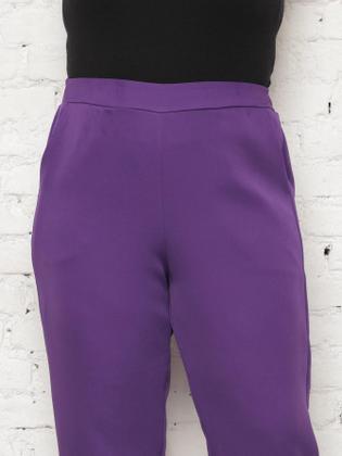 Imagem de Calça Feminina Alfaiataria Clássica Elegante Com Elástico Modelo Premium