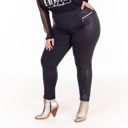 Imagem de Calça Feminina Beatriz Plus Size Montaria com detalhe de Ziper 103809