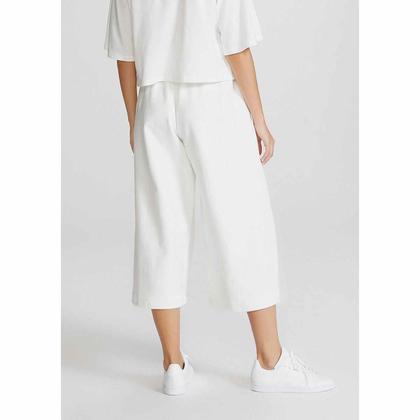 Imagem de Calça Feminina Cintura Alta Pantacourt Clochard Com Pregas