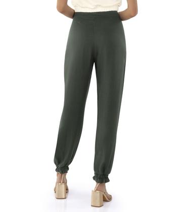 Imagem de Calça Feminina Em Viscose Sarjada Twill Endless Verde