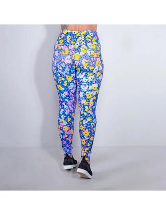 Imagem de Calça Feminina Estampada com Recortes de Tule - Fitmoda