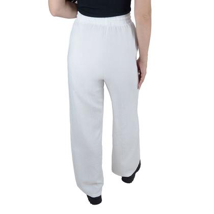 Imagem de Calça Feminina Facinelli By Mooncity Pantalona Branca 290032