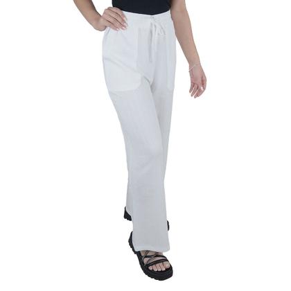 Imagem de Calça Feminina Facinelli By Mooncity Pantalona Branca 290032