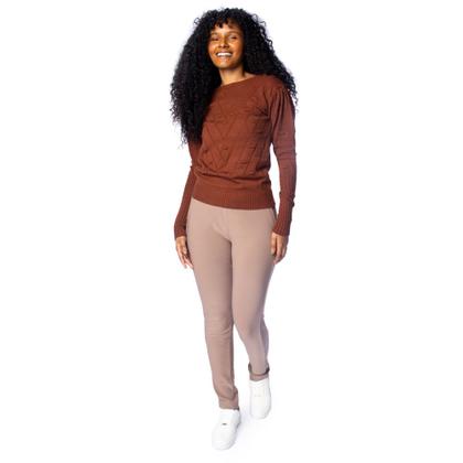 Imagem de Calça Feminina Facinelli Marrom